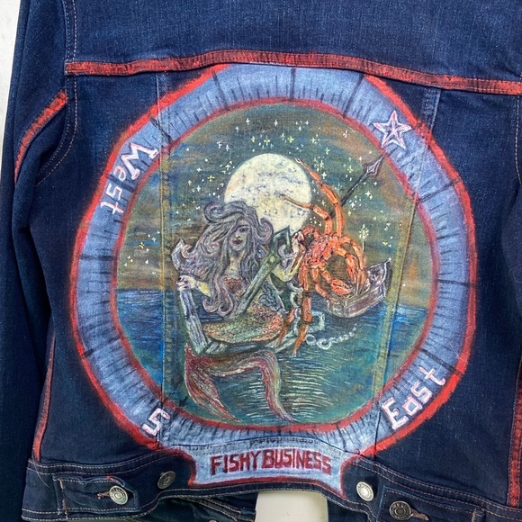 Fishy Business Hand Painted Custom - Picture 1 of 3